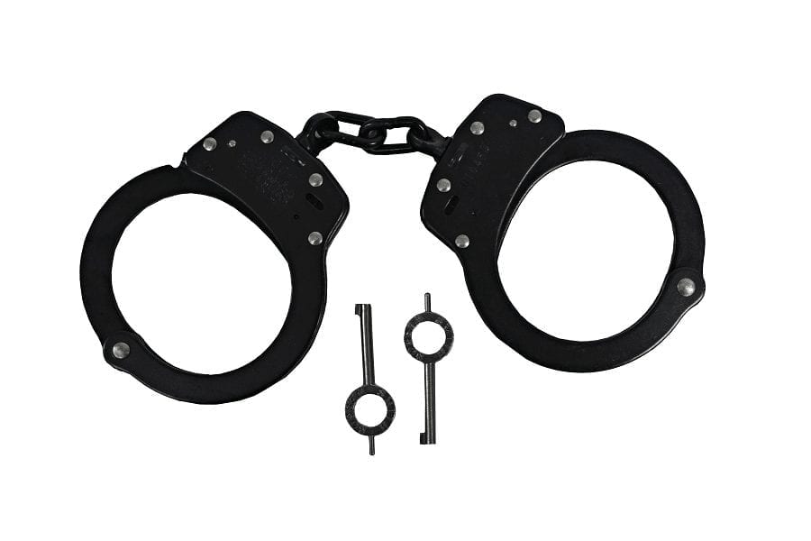 Smith & Wesson Model 100 Chain-Linked Handcuffs - Blue